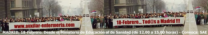 Manifestacin convocada por SAE el 18-Febrero-2020