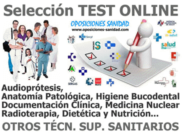 TEST ONLINE Recopilatorios de OTROS TCNICOS SUPERIORES SANITARIOS