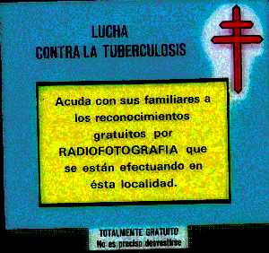 Cartel Lucha contra la Tuberculosis