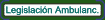 Legislaci�n sobre Transporte Sanitario