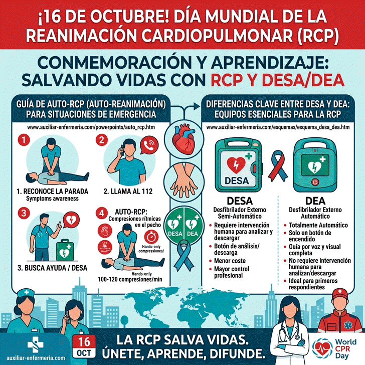 Esquema Apuntes de Salud... DIFERENCIA entre un DESA y un DEA