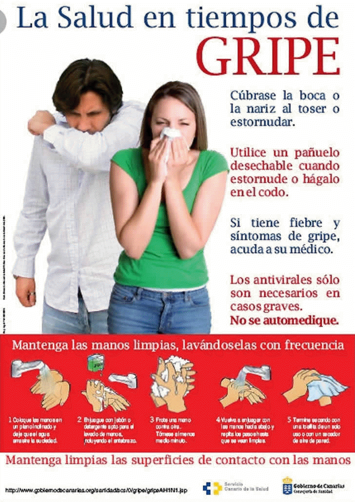 CARTEL GRIPE CANARIAS