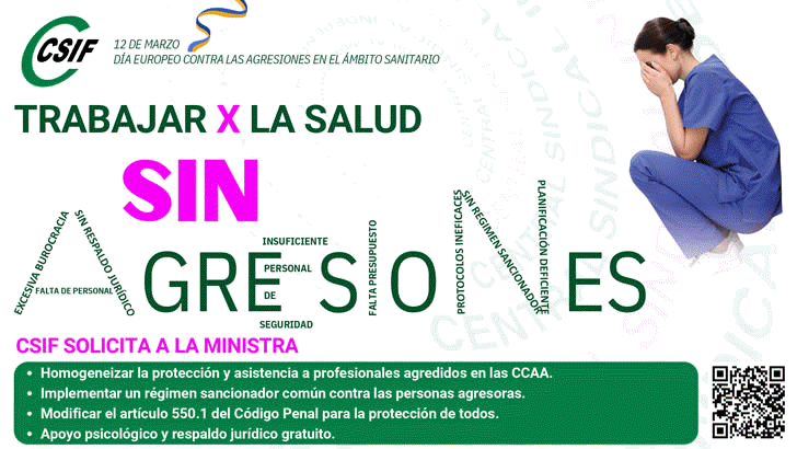 Trabajar por la Salud SIN Agresiones - Sindicato CSIF