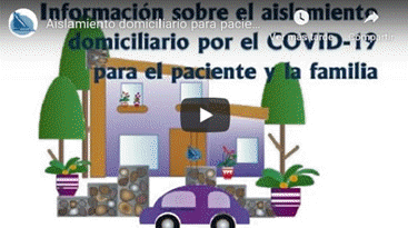 Aislamiento domiciliario para pacientes contagiados por el COVID-19