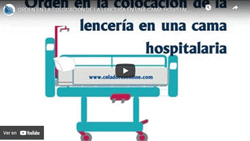 Vdeo Orden en la colocacin de la lencera en una cama hospitalaria