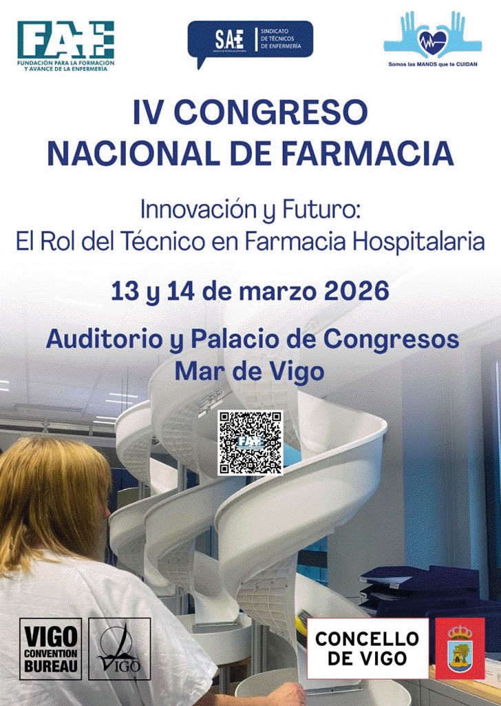 iV CONGRESO NACIONAL de TCNICOS EN FARMACIA - VIGO, Marzo 2026