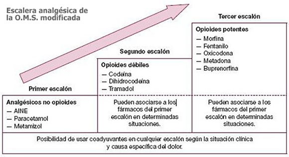 Escalera Analgsica de la O.M.S. Modificada