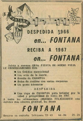 Fontana... Nochevieja 1966