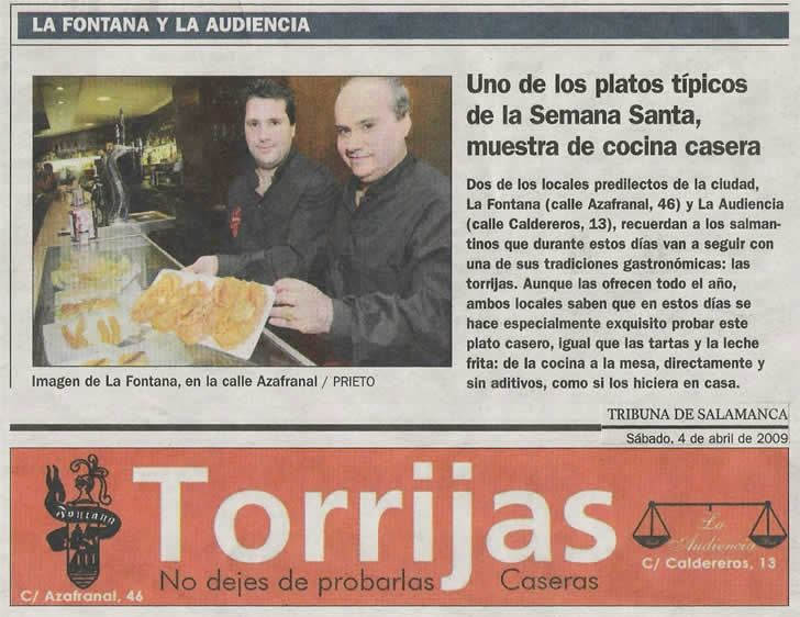 Fontana... anuncio Torrijas