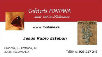 Tarjeta de Visita Cafetera Fontana