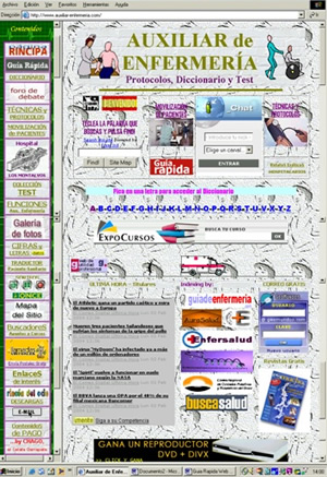 Captura Web Auxiliar de Enfermera 2004