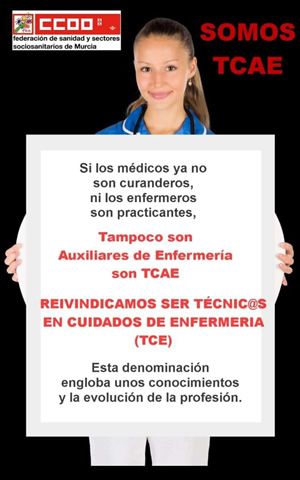 CC.OO. - Federación de Sanidad y Sectores Sociosanitarios - TCAE