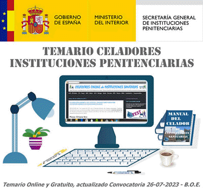 Temario Celadores Instituciones Penitenciarias (Convocatoria 2023)