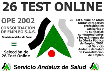 Colección de 25 Test Online OPE Consolidación S.A.S. 2002
