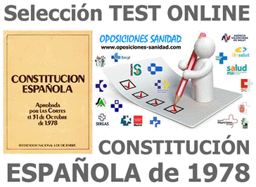 TEST ONLINE Recopilatorios sobre CONSTITUCIÓN ESPAÑOLA